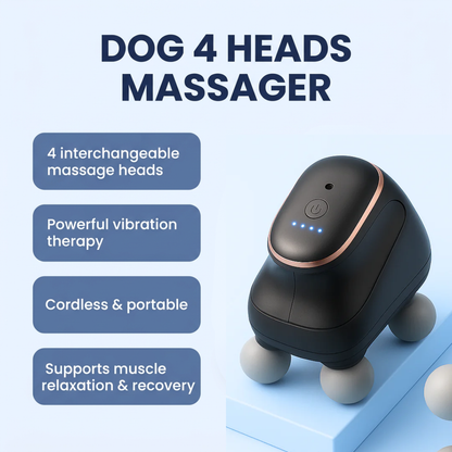 Chevaroo Dog 4 Heads Massager