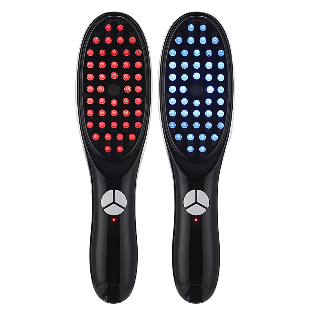 Chevaroo Red & Blue Light Steam Brush