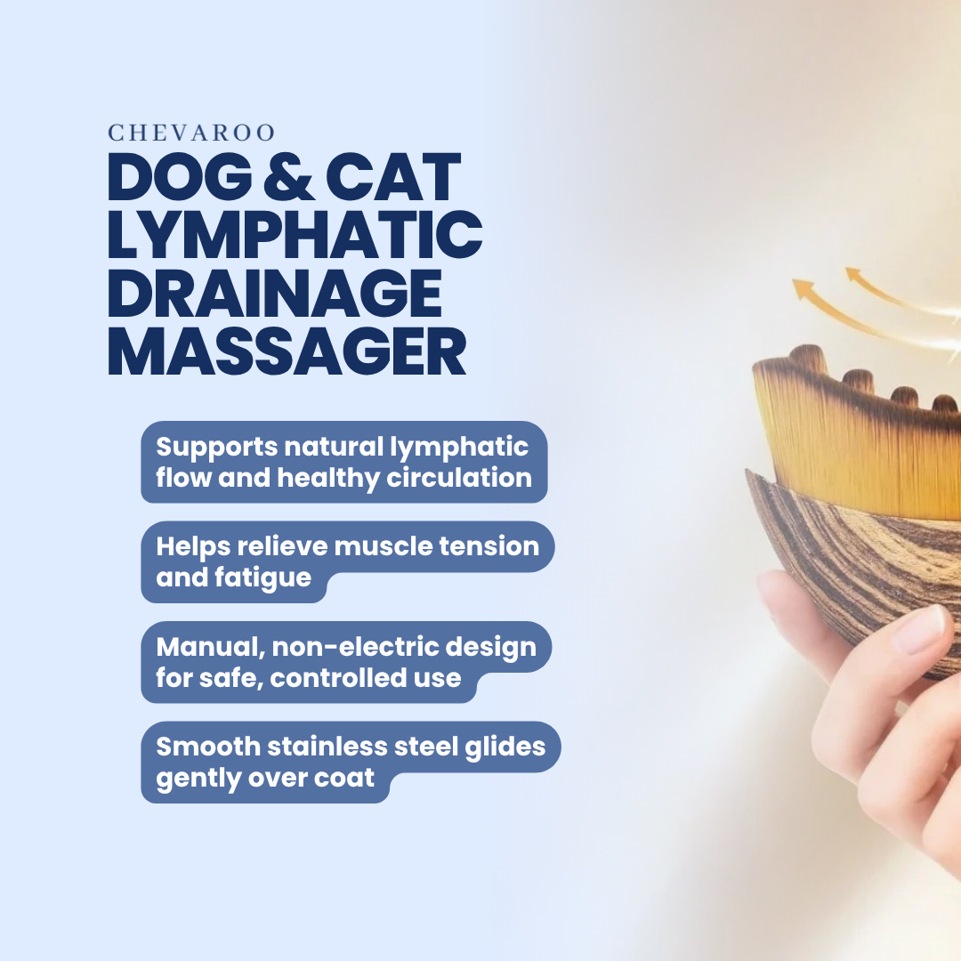 Chevaroo Dog & Cat Lymphatic Drainage Massager