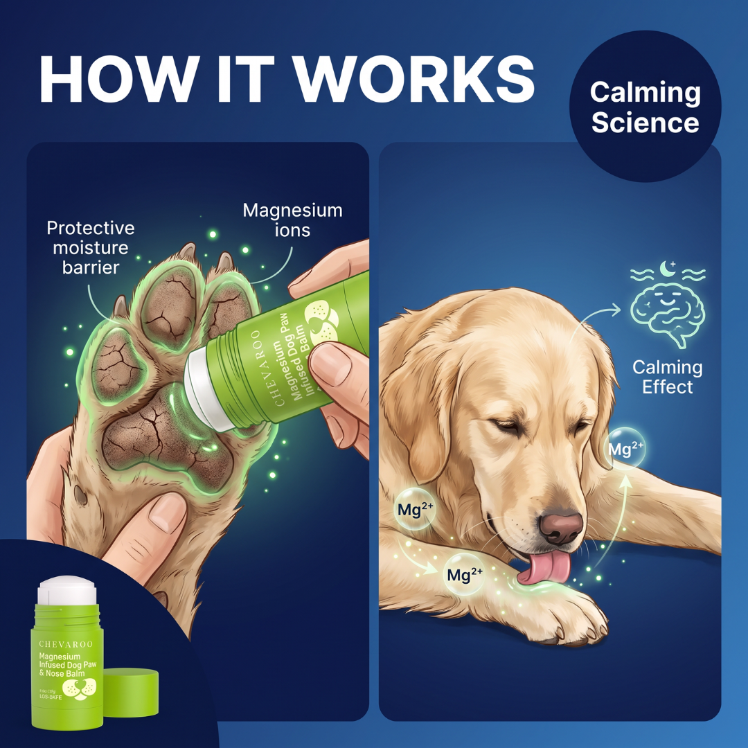 Chevaroo Magnesium Infused Dog Paw & Nose Balm