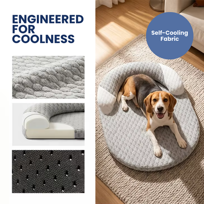 Chevaroo Lavender-Filled Pillow Calming Dog Bed