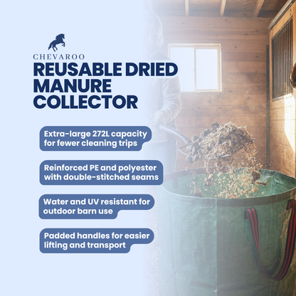 Chevaroo Reusable Dried Manure Collector
