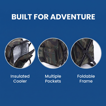 Chevaroo Portable Foldable Backpack Chair