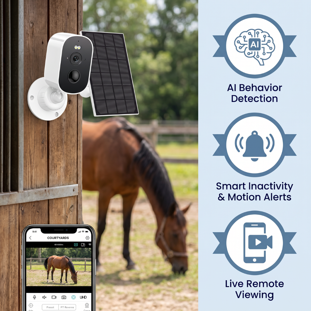 Chevaroo AI Smart Horse Monitoring Camera