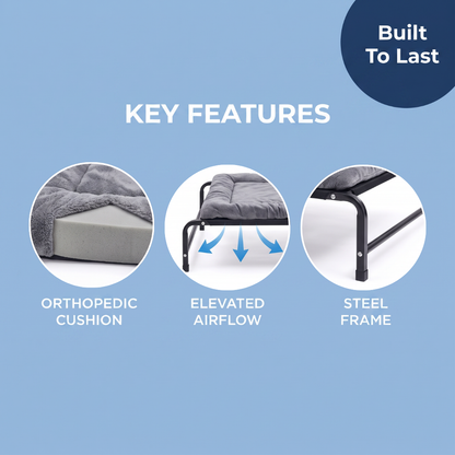 Chevaroo Elevated Orthopedic Dog Bed