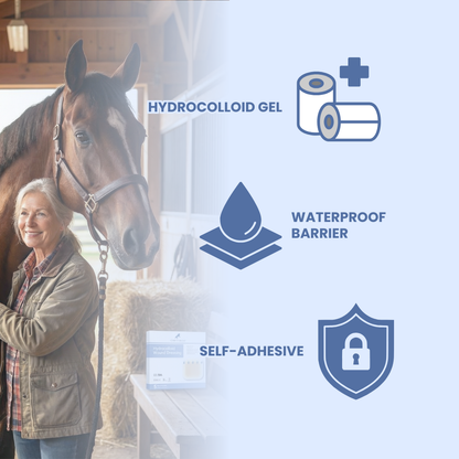 Chevaroo Horse Hydrocolloid Gel Patch Wound Healing
