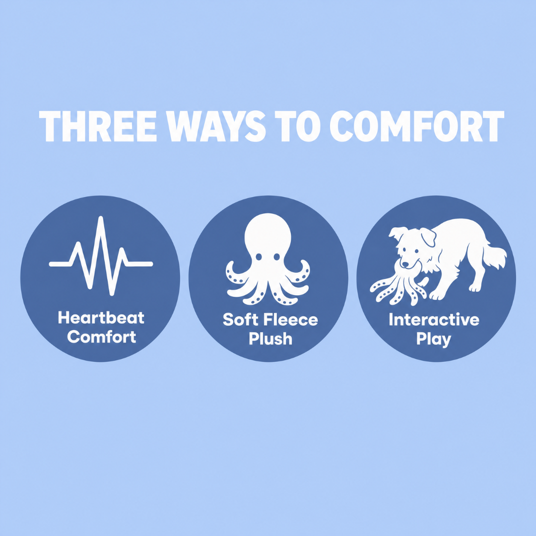 Chevaroo Heartbeat Dog Calming Octopus