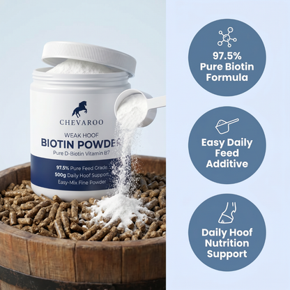 Chevaroo Weak Hoof Horse Pure Biotin Powder