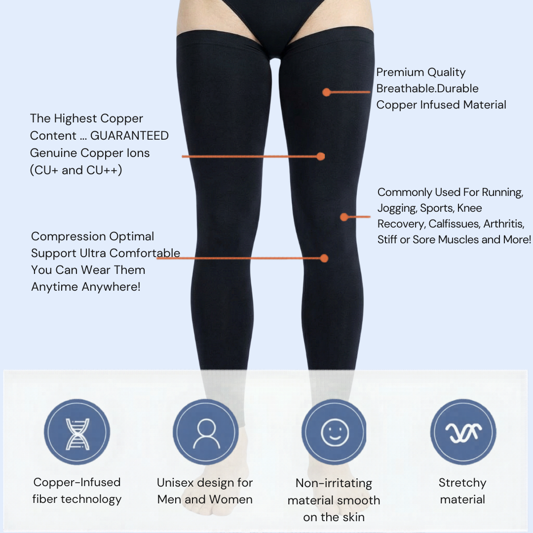 Chevaroo Equestrian Extended Leg Compression Sleeves