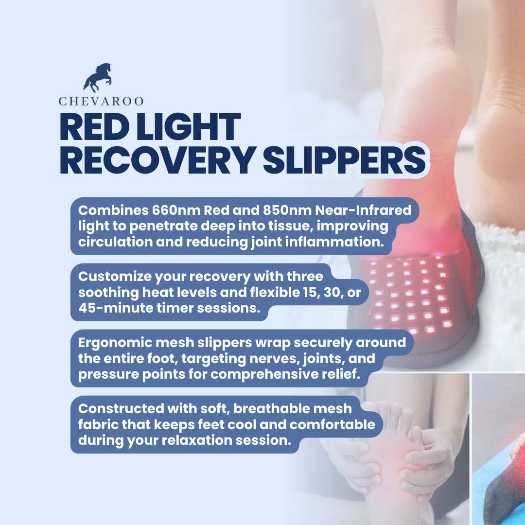 Chevaroo Red Light Recovery Slippers