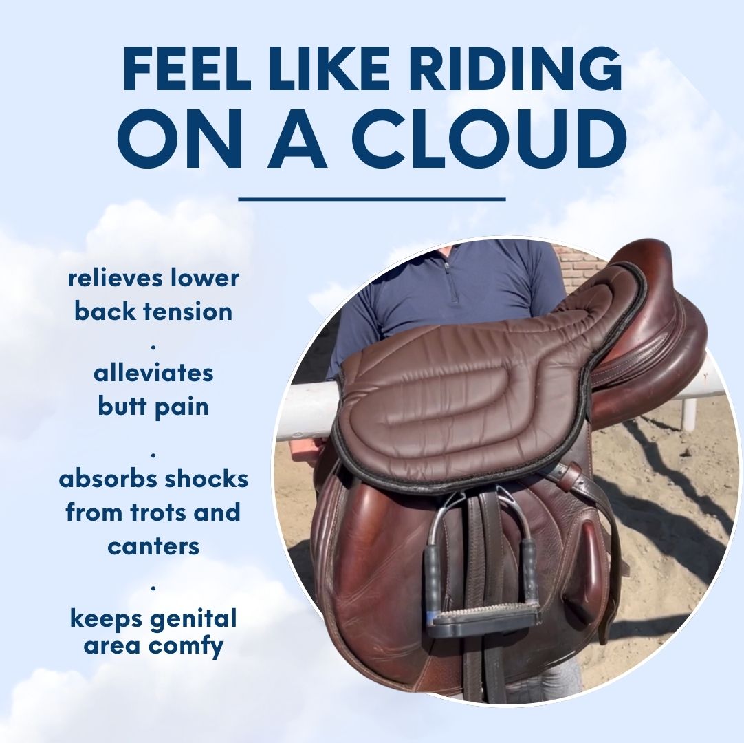 Chevaroo Soft Equestrian Seat Pad (Extra Comfort)