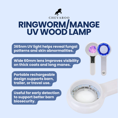 Chevaroo Ringworm/Mange UV Wood Lamp