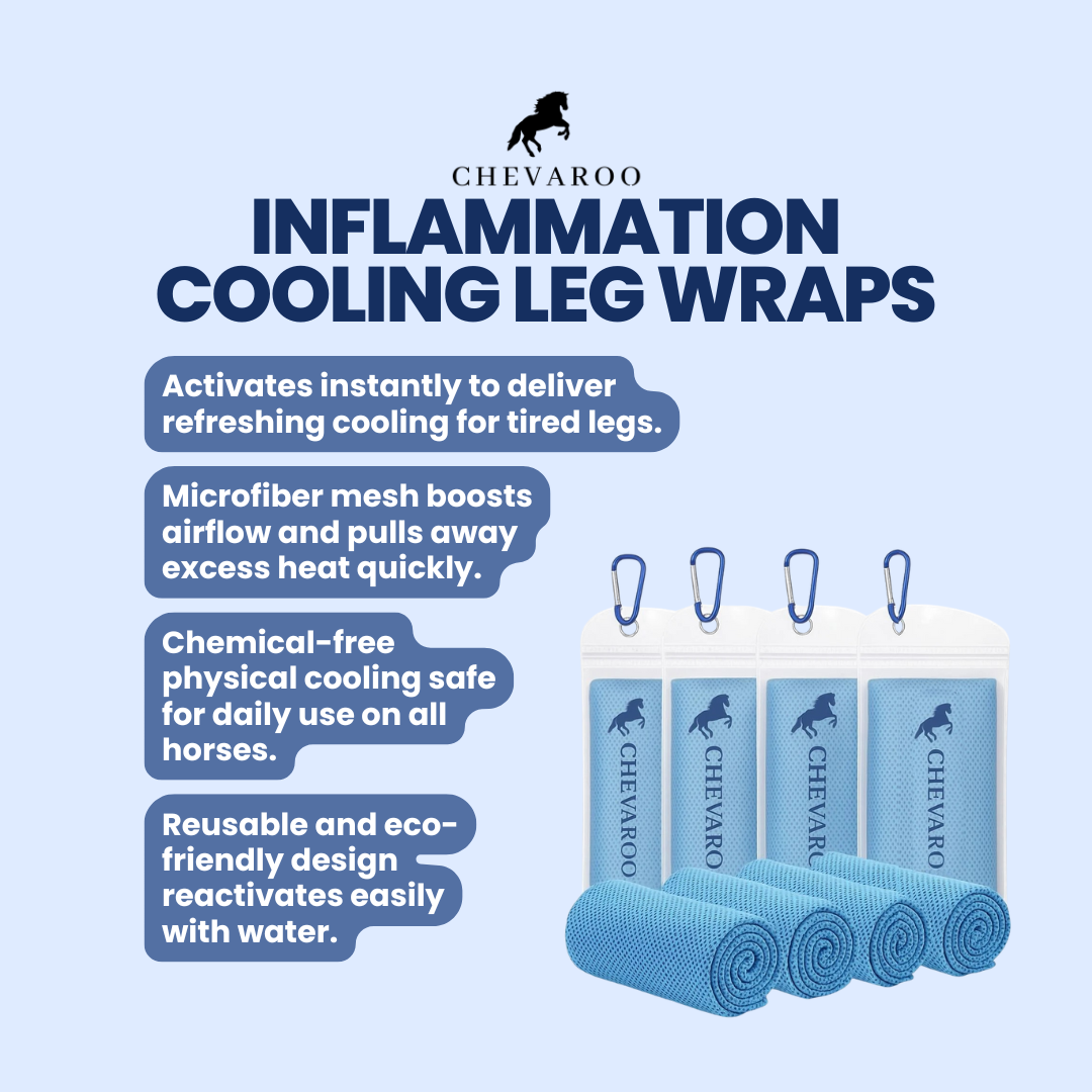 Chevaroo Inflammation Cooling Leg Wraps