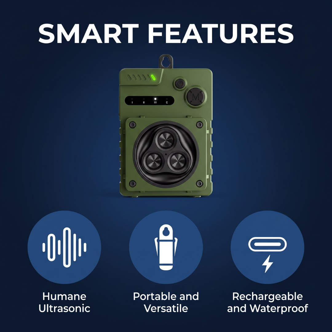 Chevaroo Ultrasonic Deterrent Anti-Barking Device