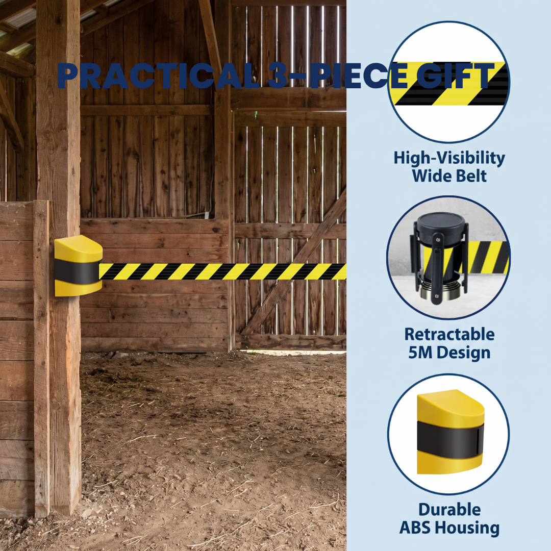 Chevaroo Retractable Boundary Zone Barrier