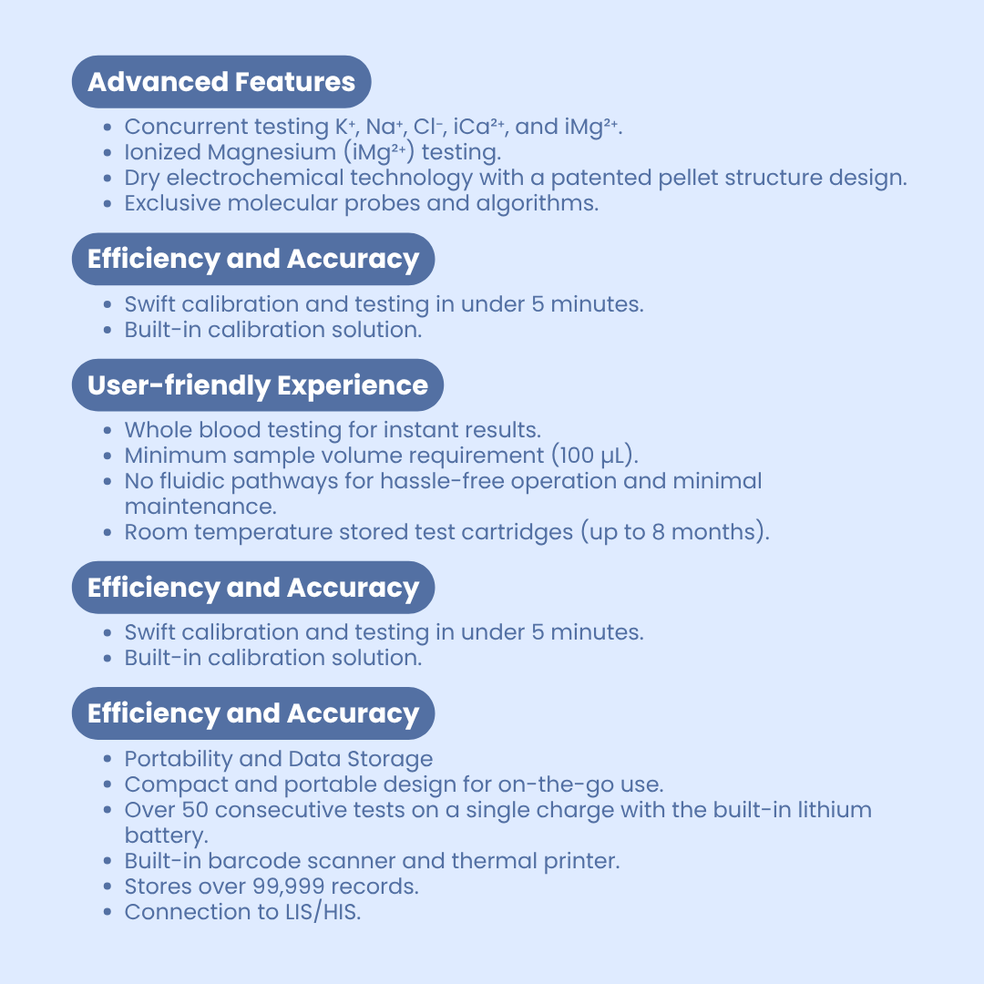 Chevaroo 5-in1 Electrolyte Analyzer