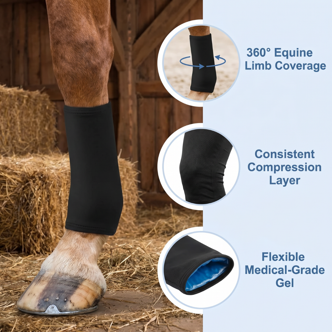 Chevaroo Cryotherapy Horse Leg Compression Sleeve