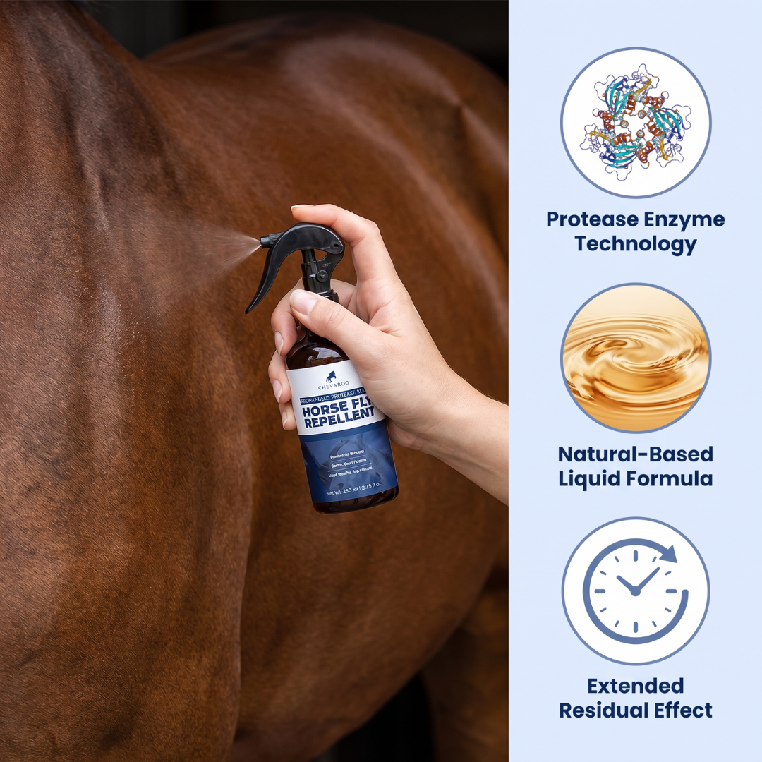 Chevaroo EnzymShield Protease-Based Horse Fly Repellent