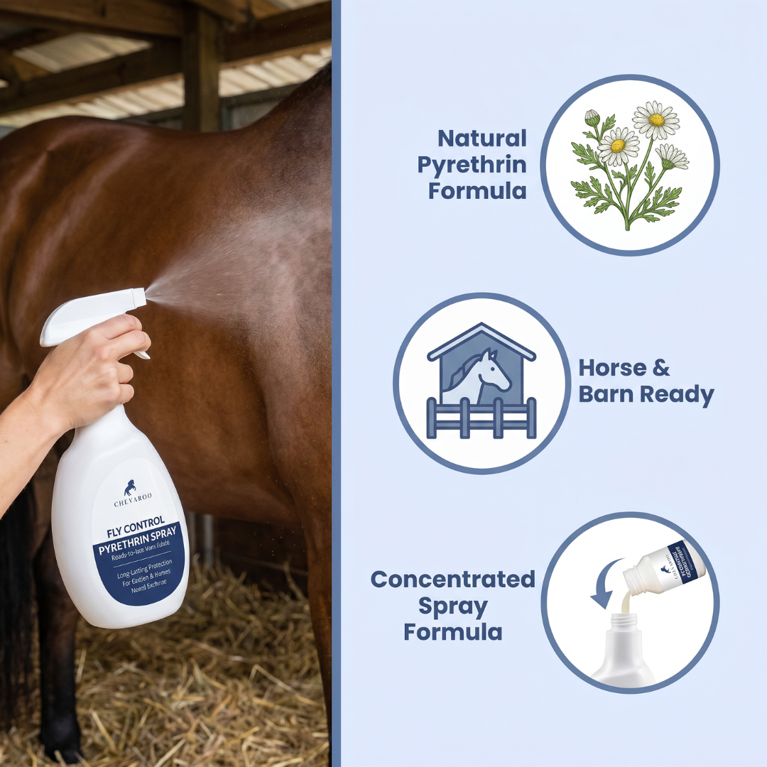 Chevaroo Fly Control Pyrethrin Concentrate