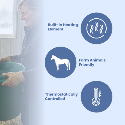 Chevaroo All-Winter Heated Water Bucket