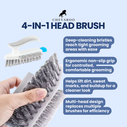 Chevaroo 4-in-1 Head Brush