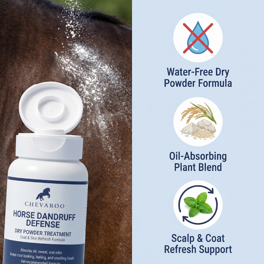 Chevaroo Horse Dandruff Defense Dry Powder Treatment