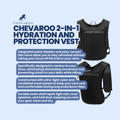 Chevaroo 2-in-1 Hydration and Protection Vest