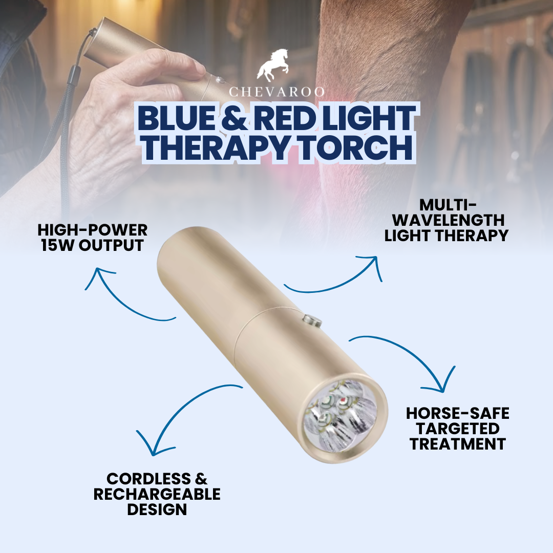 Chevaroo Blue & Red Light Therapy Torch