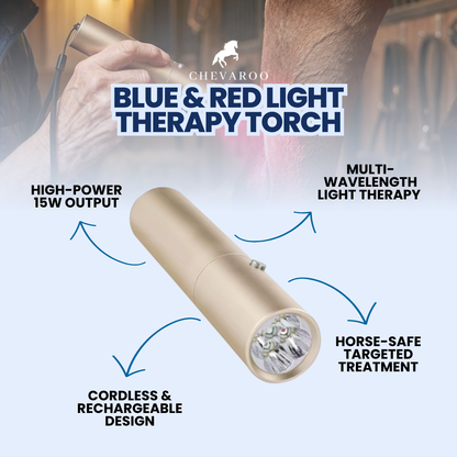 Chevaroo Blue & Red Light Therapy Torch