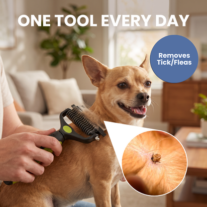Chevaroo 3-in-1 Dog Grooming Brush