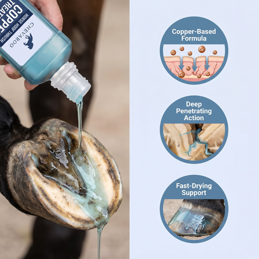 Chevaroo Horse Hoof Thrush Copper Treatment
