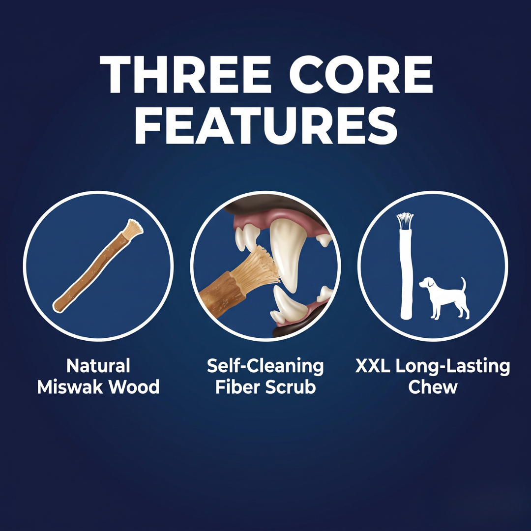 Chevaroo Dog Self-Cleaning XXL Miswak Stick