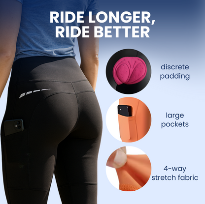 Chevaroo™ Tights with Integrated Gel Pad and Side Pockets