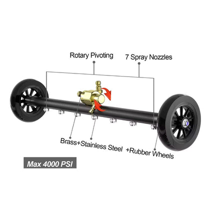 Chevaroo Water Pressure Stall Cleaner
