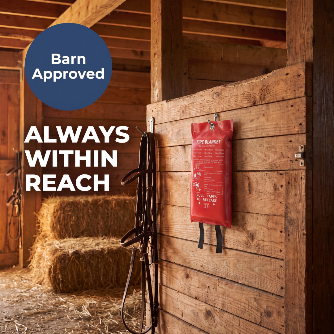 Chevaroo Barn Fire Blanket Extinguisher