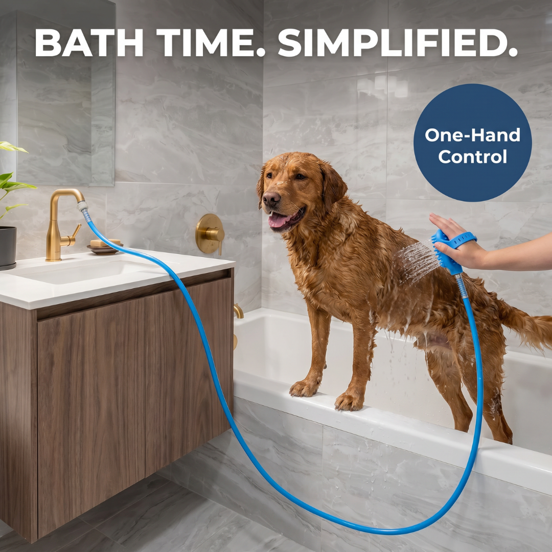 Chevaroo Extended No Leak Pet Bathing Faucet Sprayer 2.0