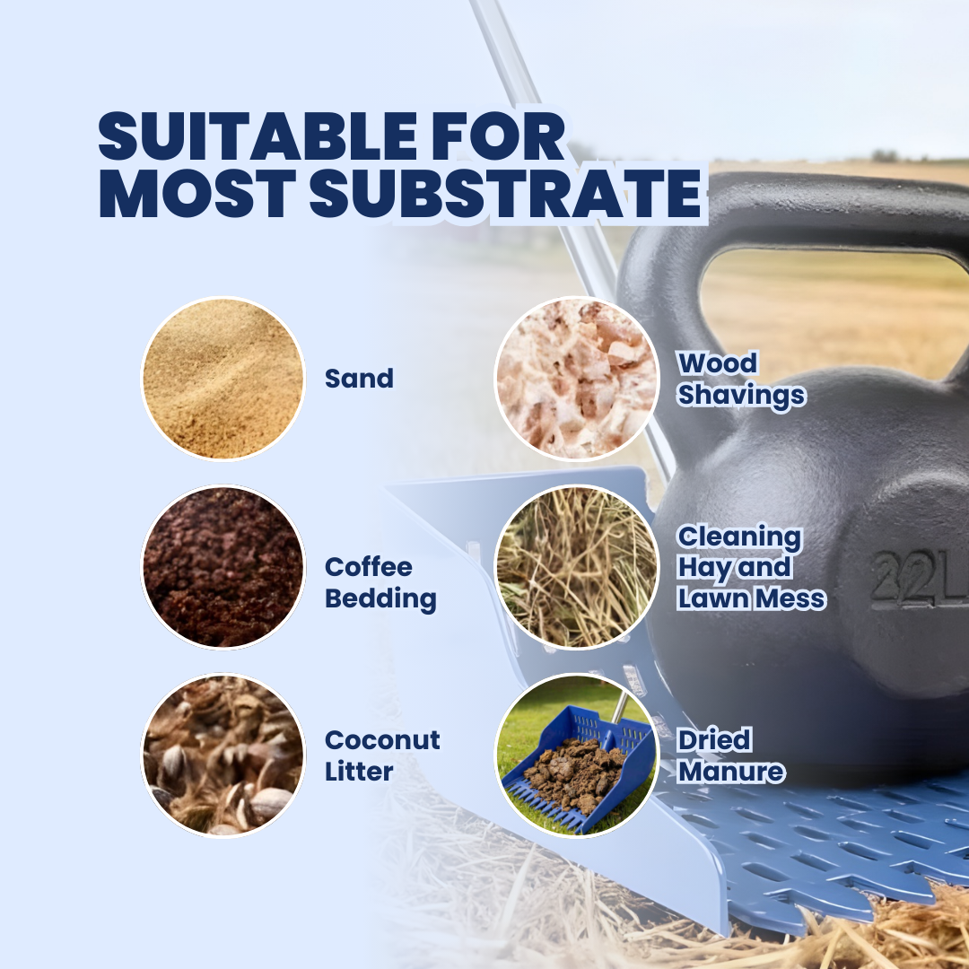 Chevaroo 2-in-1 Shovel Rake