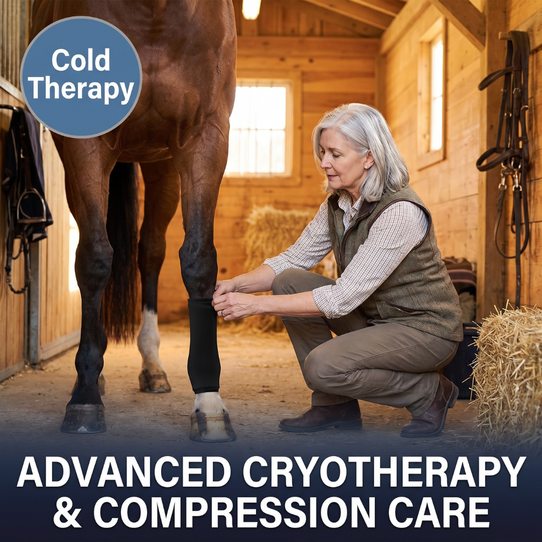 Chevaroo Cryotherapy Horse Leg Compression Sleeve
