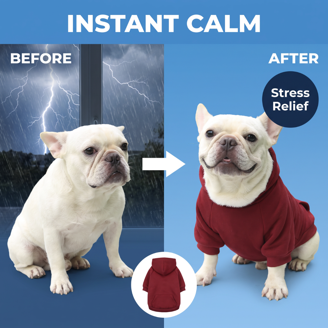 Chevaroo Weighted Calming Dog Hoodie