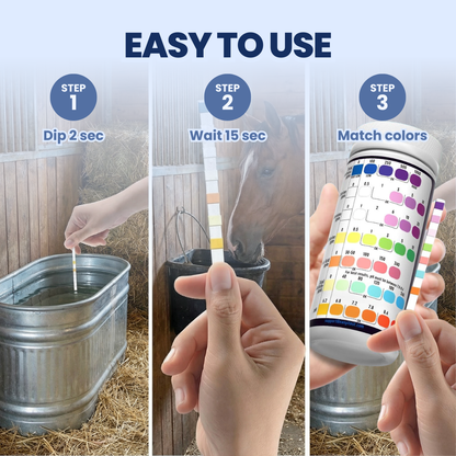 Chevaroo Trough-Test Equine Water Strips