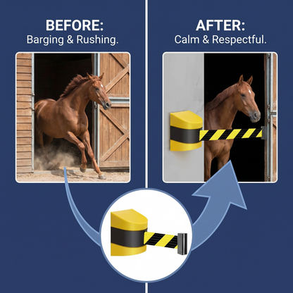 Chevaroo Retractable Boundary Zone Barrier