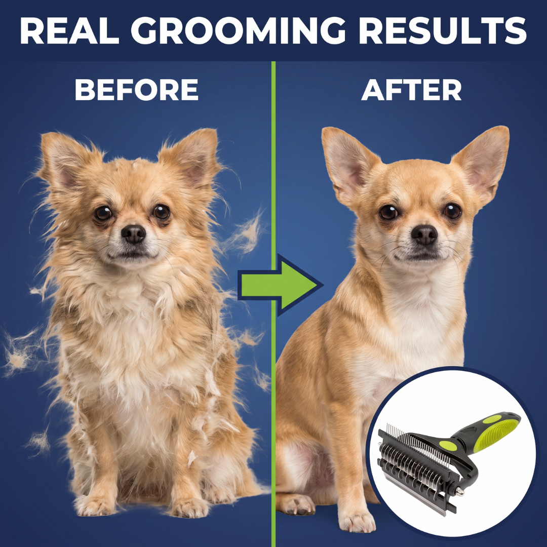Chevaroo 3-in-1 Dog Grooming Brush