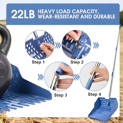 Chevaroo 2-in-1 Shovel Rake