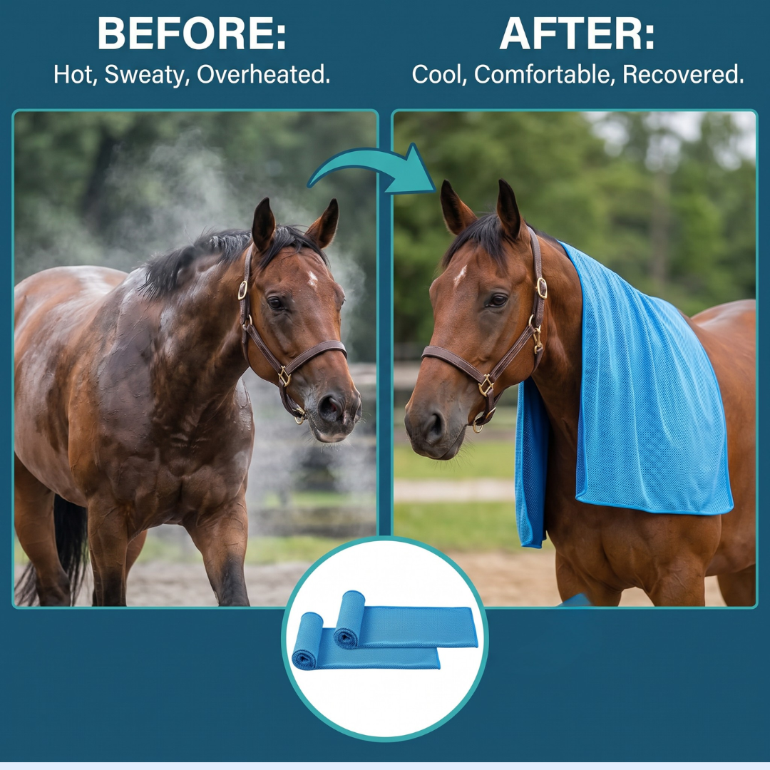 EquiOptimus Horse Back Cooling XXL Towel