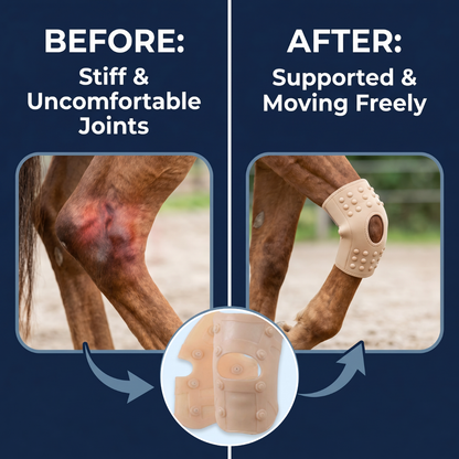 Chevaroo Magnetic Therapy Horse Knee and Hocks Support