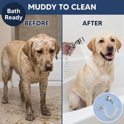 Chevaroo Extended No Leak Pet Bathing Faucet Sprayer