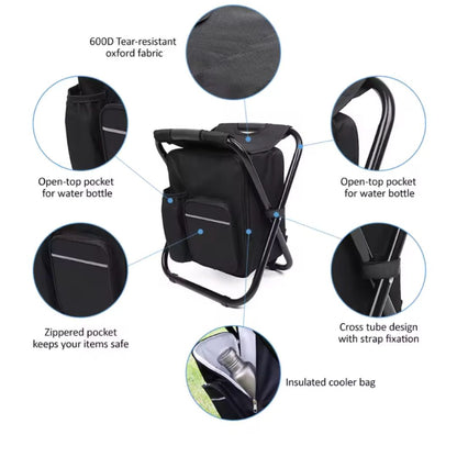 Chevaroo Portable Foldable Backpack Chair