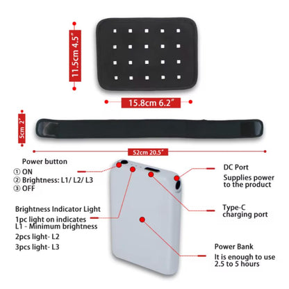 Chevaroo Detachable Red Light Pads