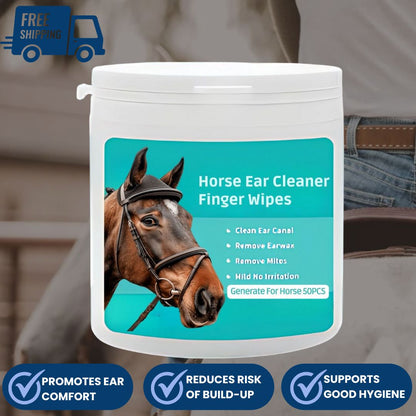 Chevaroo Horse Ear Finger Wipes (50pcs)